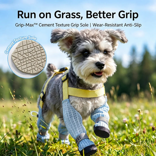 Dog Boots with Leg Covers & Adjustable Straps