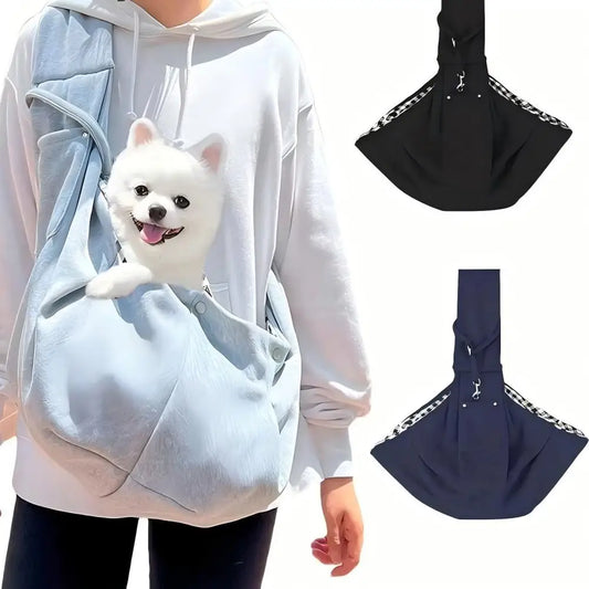 Outdoor Pet Carrier Bag Portable Shoulder Bag Cat Walking Bag Travel Transport Bag for Small Dog Cats Within 7.5kg Pet Supplies