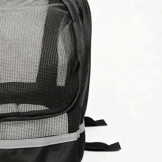Bike Dog Basket Pet Bicycle Handlebar Carrier Folding Pet Backpack Soft Cat Carrying Box For Small Pet Outdoor Travel Daily